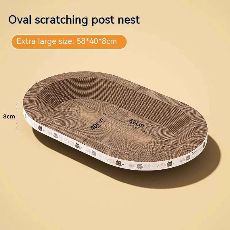 Cat Scratch Board And Cat Nest Integrated, Wear-resistant And Non Falling Debris - Majestic Pet Kingdom