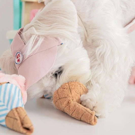 Pets Can Smell And Make Sounds To Relieve Boredom By Grinding Their Teeth. Paper Dogs And Cats Hide Ice Cream Toys | Purrfect Pet Kingdom