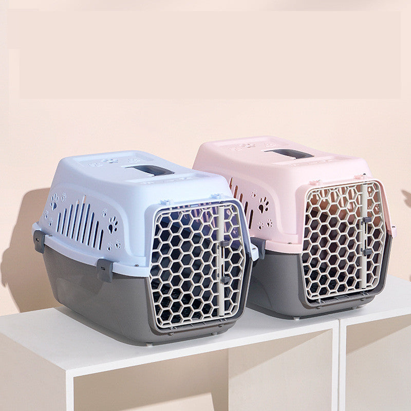 Portable Cat & Dog Travel Air Box Carrier