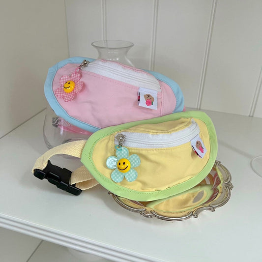Backpack-style Poop Bag Hit Color Powder Blue Yellow Green Messenger Bag Dog Cat Pet Backpack Cat Backpack - Majestic Pet Kingdom
