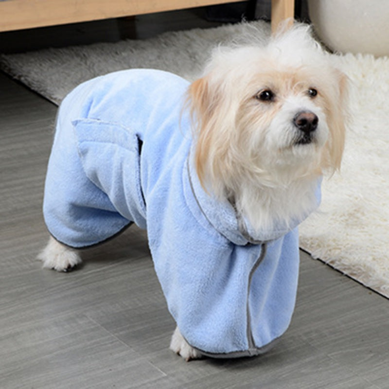 Dog Bathrobe Super Absorbent Quick-Drying Microfiber Towel - Detail Angle 5 | Majestic Pet Kingdom