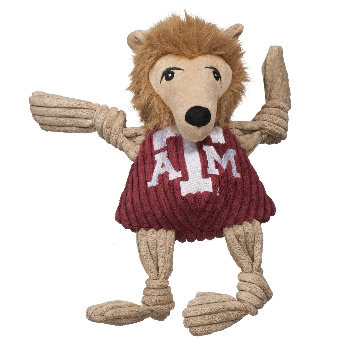 Dog Plush Toy NCAA Texas Tech Raider Red Mascot Knottie