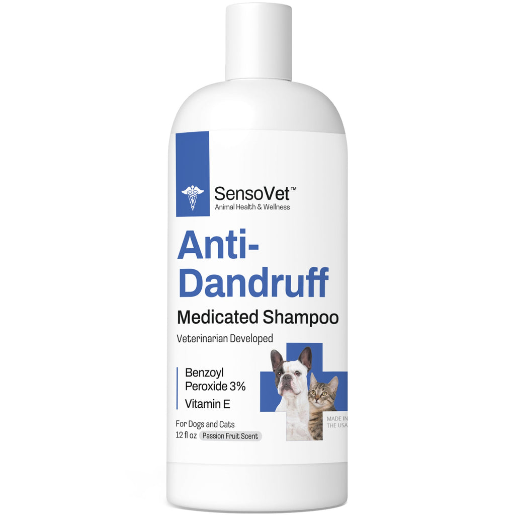 Anti-Dandruff Shampoo & Moisturizer for Dogs & Cats (12oz)
