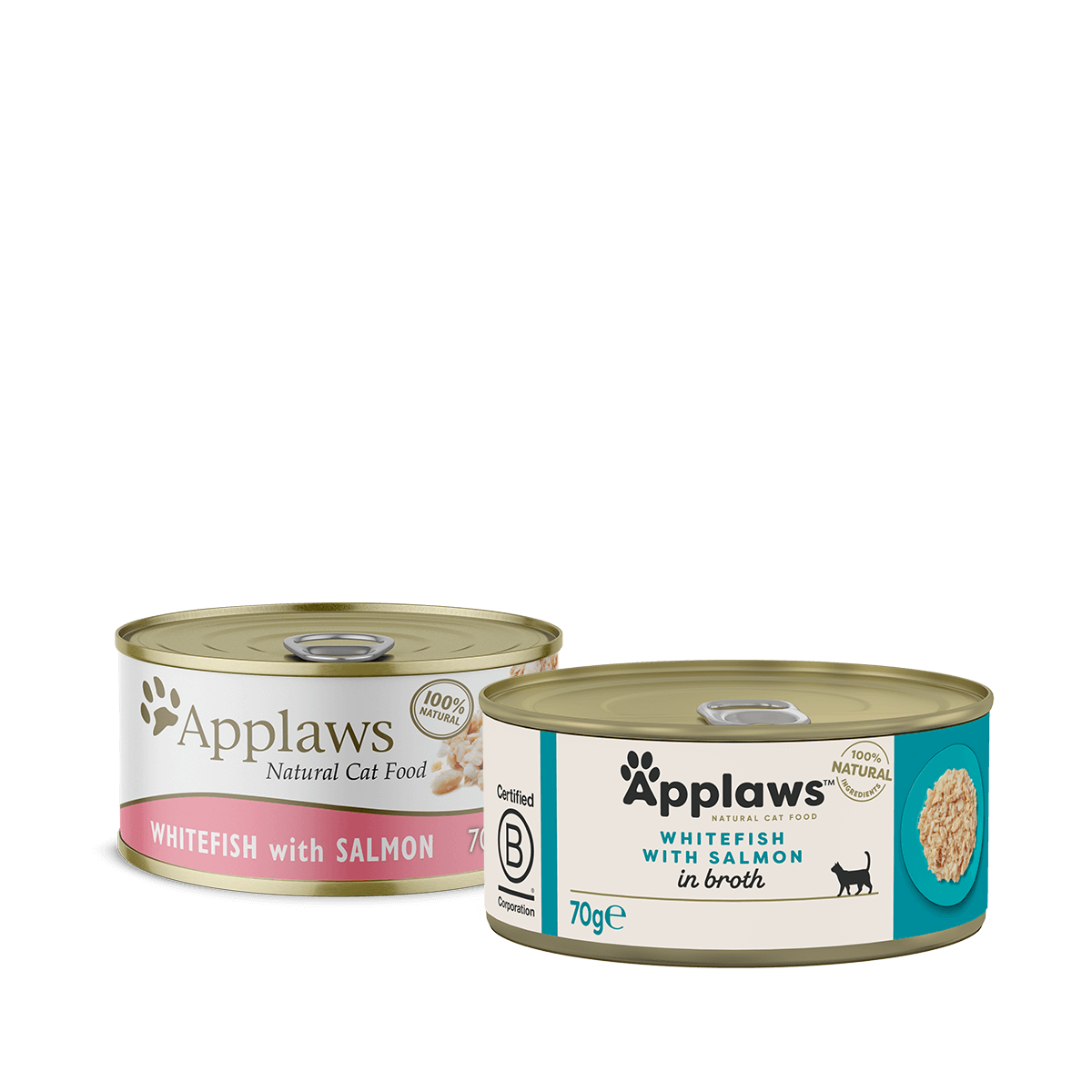 Applaws Whitefish & Salmon Wet Cat Can (2.47oz) - Majestic Pet Kingdom