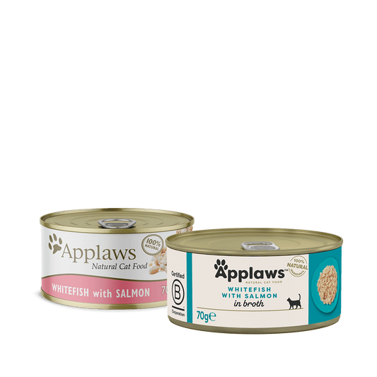 Applaws Whitefish & Salmon Wet Cat Can (2.47oz) - Majestic Pet Kingdom