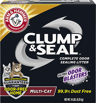 Cat Litter Arm & Hammer Clump & Seal Odor Sealing Clay 14lb