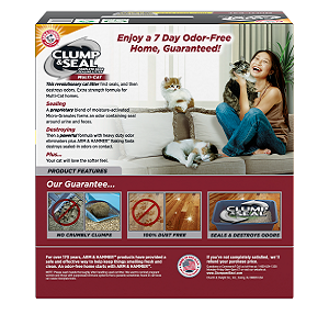 Cat Litter Arm & Hammer Clump & Seal Odor Sealing Clay 14lb