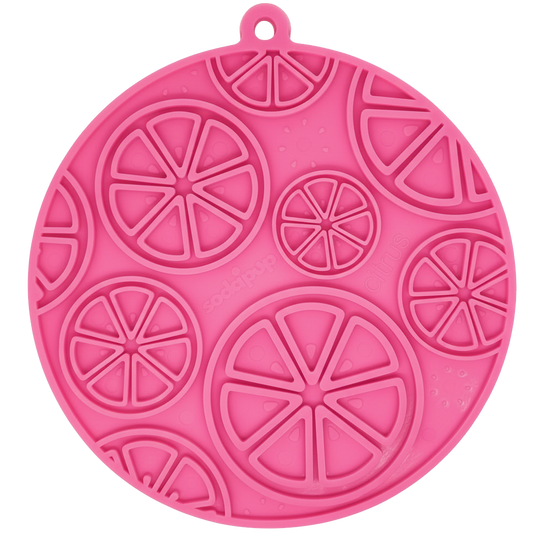 Citrus Design eMat - Enrichment Lick Mat For Dogs and Cats