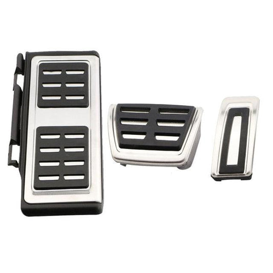 Auto Car Pedals Foot Fuel Brake Clutch Cover Nonslip Car Pedal Pads Auto Sports Gas Fuel Petrol Clutch Brake Pad Cover Foot Pedals Rest Plate Kit Pedal Covers Accessories Replacement Pedal Aluminum Alloy Pedals Set - Detail Angle 2 | Majestic Pet Kingdom
