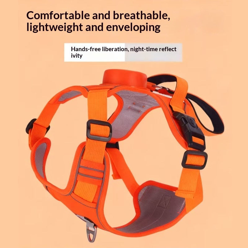 Automatic Retractable Leash And Harness - Majestic Pet Kingdom