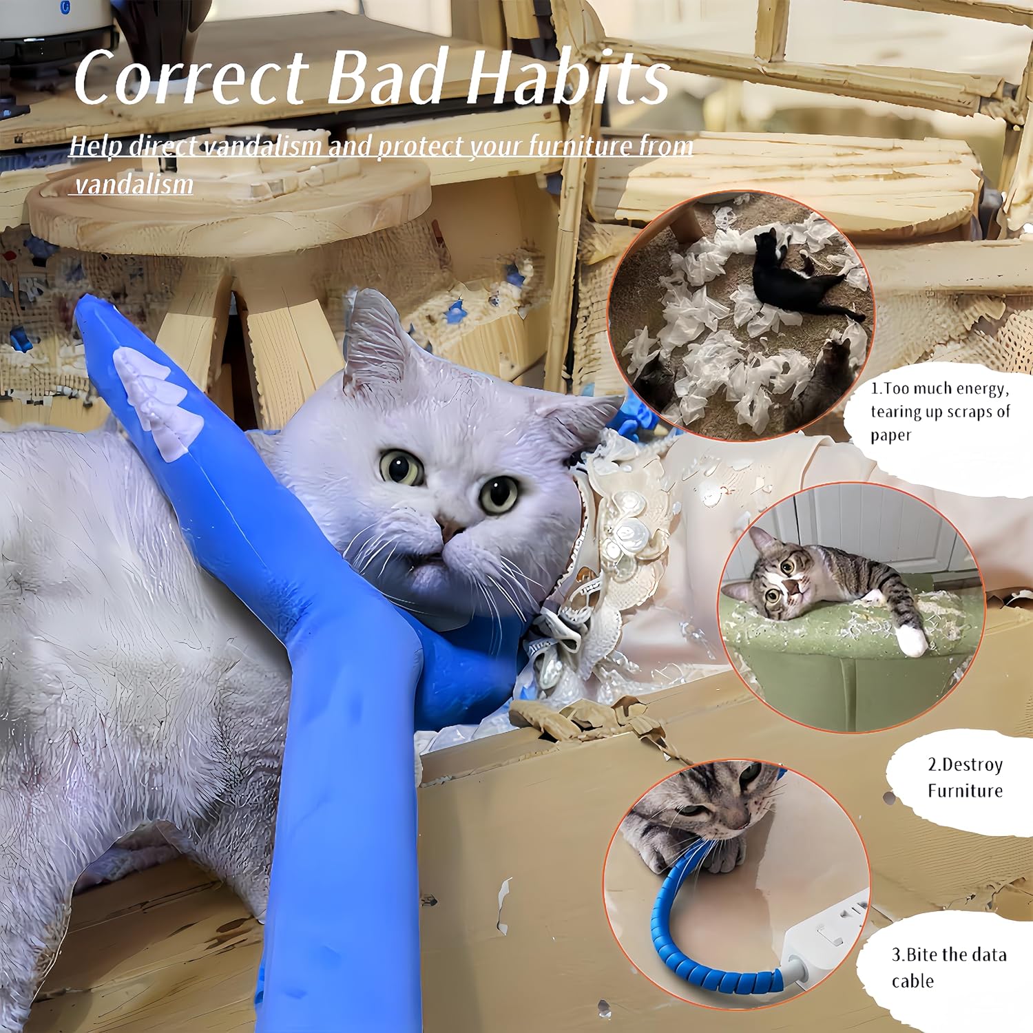 Plush Cat Wand Toy Catch The Naughty Cat Wand Pet Toys Interactive Cat Toy Chikawa Cat Toy Wand Sanctioning Cat Stick Toy Cat Toys For Indoor Cats - Majestic Pet Kingdom