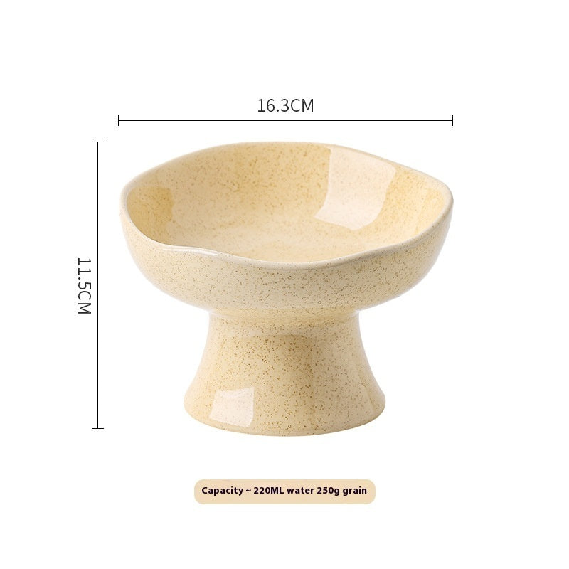 Anti-tumble Large Diameter Ceramic Pet Bowl - Majestic Pet Kingdom