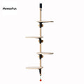 Door-Hanging Pine Wood Cat Climbing Frame Bed & Scraper