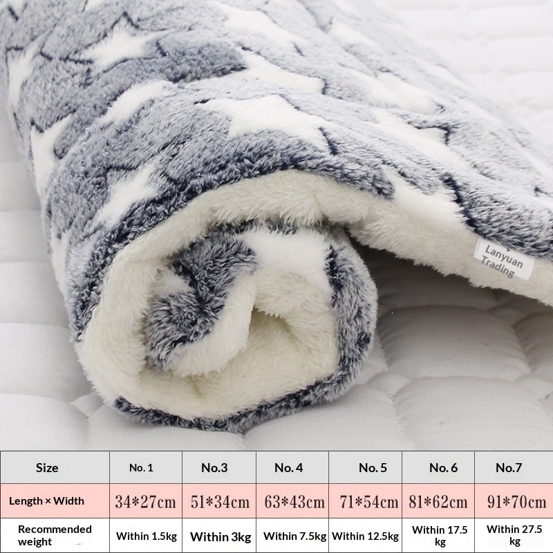 Thickened Pet Mat For Autumn And Winter Warmth - Majestic Pet Kingdom