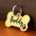 Creative Stainless Steel Lettering Keychain Heart-shaped - Majestic Pet Kingdom