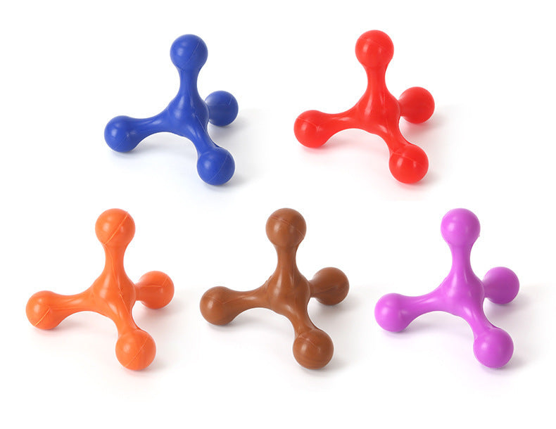 Silicone Toy For Small And Medium Dogs Biter Grinding Teeth Relieves Boredom Three Legs