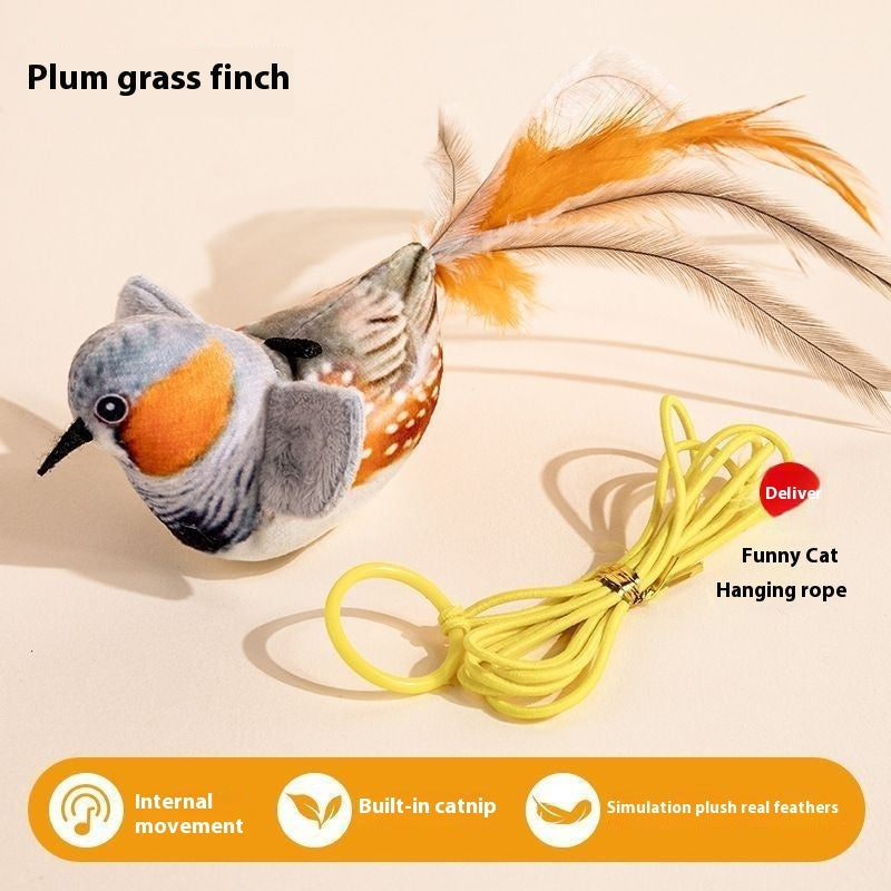Cat Toy Simulation Will Call Bird To Swing Hanging Door Hanging Cat Teaser