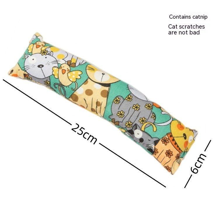 Creative Catnip Pillow Cat Teaser Toy Cat Pillow Pet Supplies Bite Grinding Claw Cross-border Amazon Hot