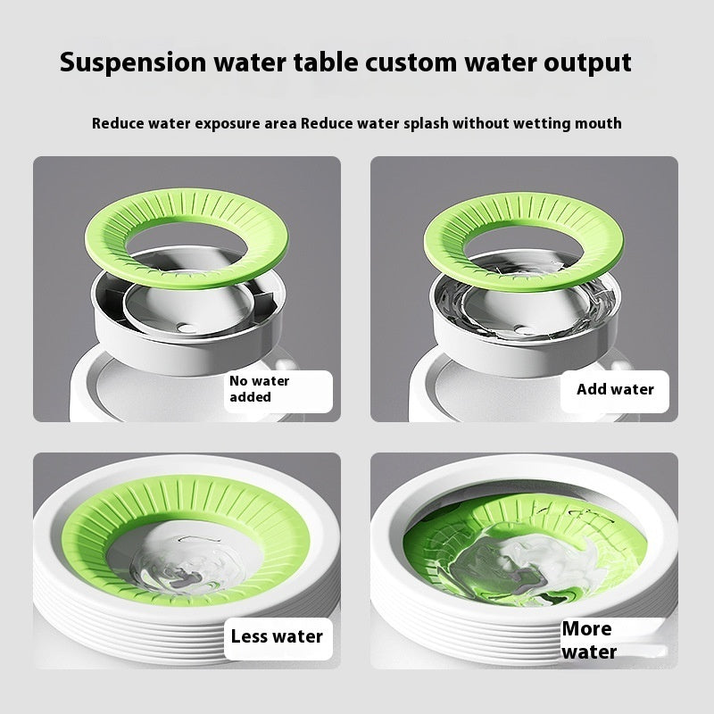 Non-wet Mouth Medium And Small Dogs Dog Bowl Cat Water Bowl Cat Bowl Drinking Water Suspension Bowl - Majestic Pet Kingdom