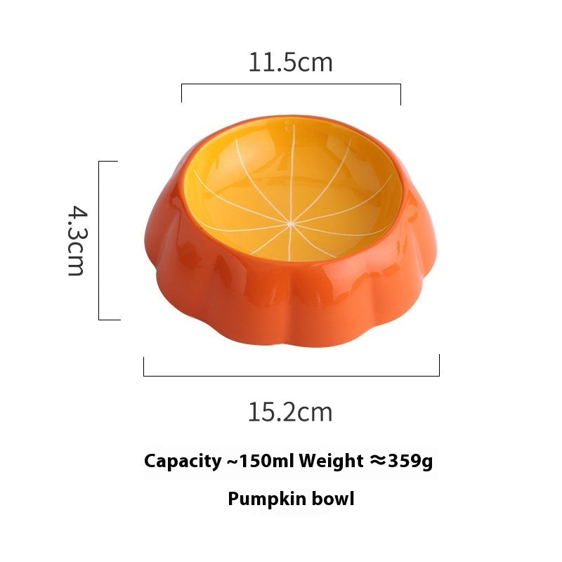 Cat Bowl Ceramic Drinking Water Non-slip Anti-tumble - Majestic Pet Kingdom
