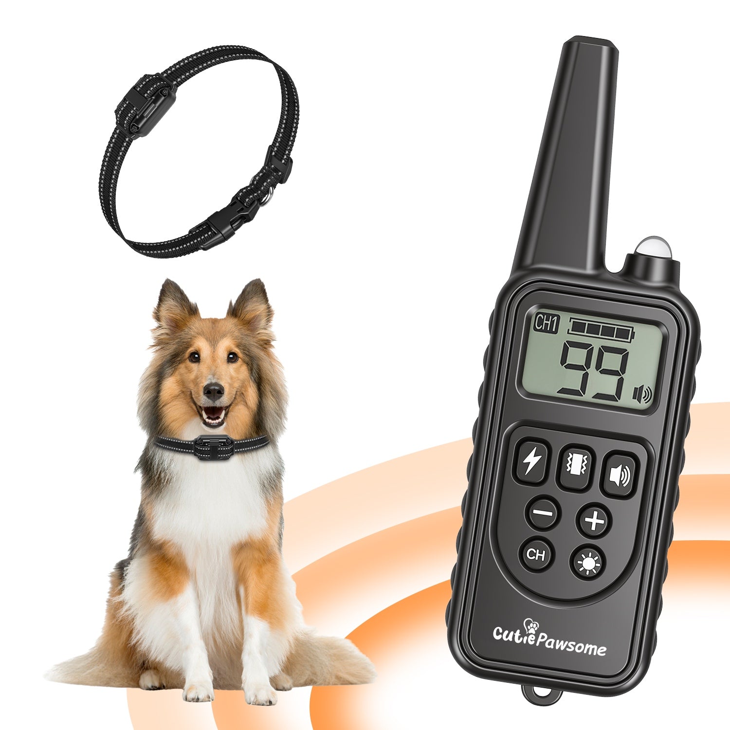 Rechargeable Dog Training Collar with Remote – 875 Yard Range - Majestic Pet Kingdom