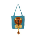 Soft Pet Carriers Lion Design Portable Breathable Bag Cat Dog Carrier Bags Outgoing Travel Pets Handbag With Safety Zippers - Majestic Pet Kingdom