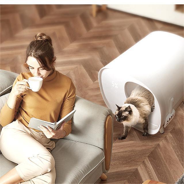 Smart Automatic Cat Litter Box - Extra Large & Odor Proof