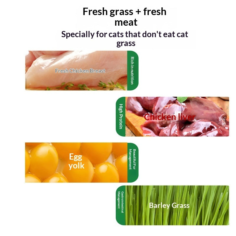 Cat Food Snacks Daily Freeze-Dried Hairball Remedy