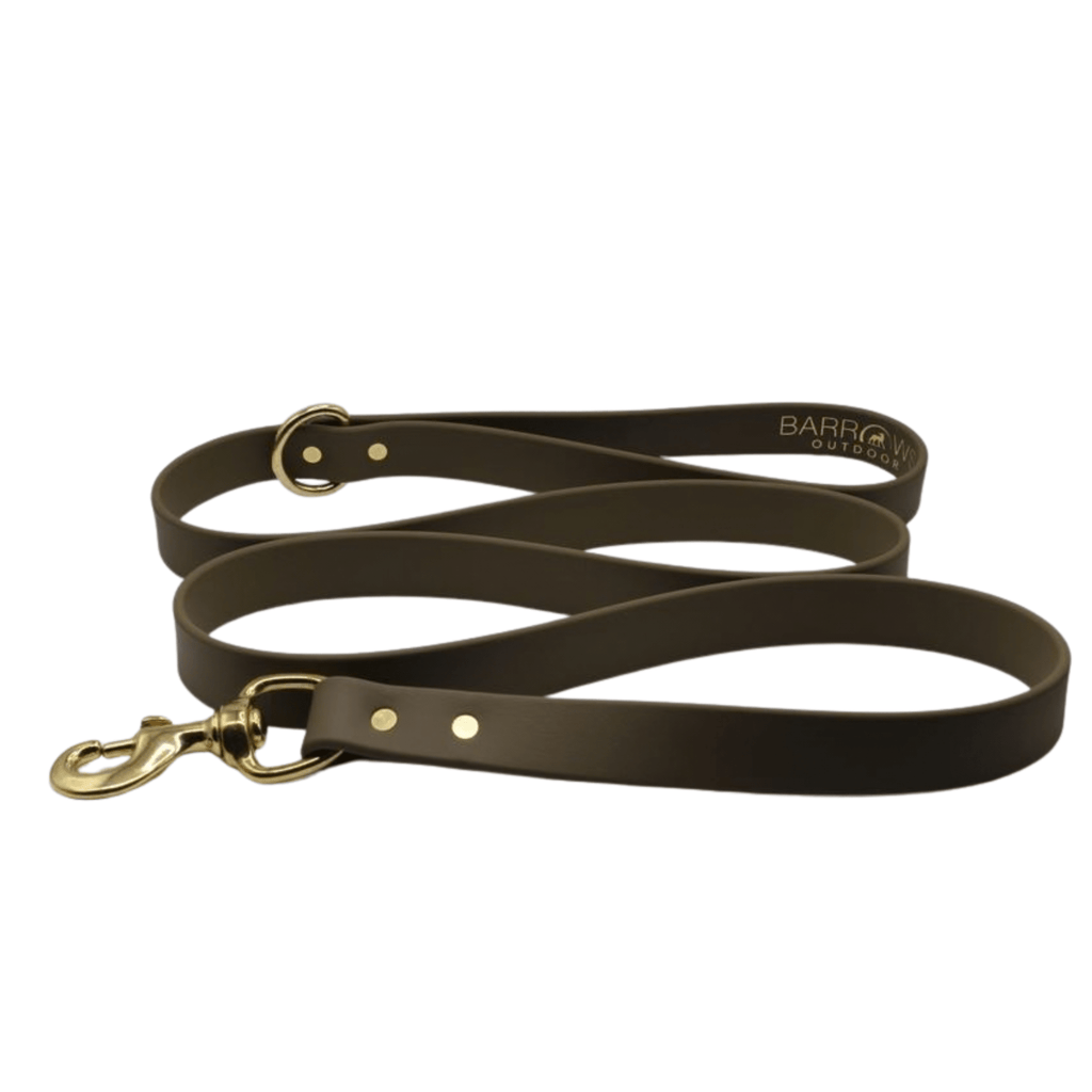 Heavy-Duty Waterproof Dog Leash - OD Green Pet Lead