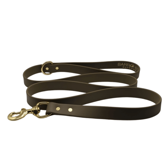 Heavy-Duty Waterproof Dog Leash - OD Green Pet Lead