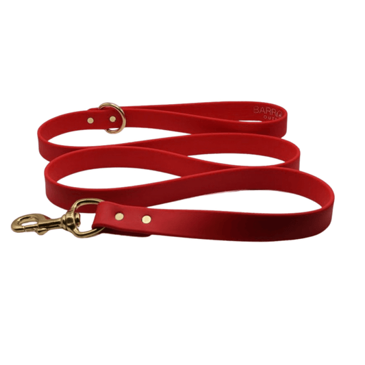 Heavy-Duty Waterproof Dog Leash - Red Pet Lead