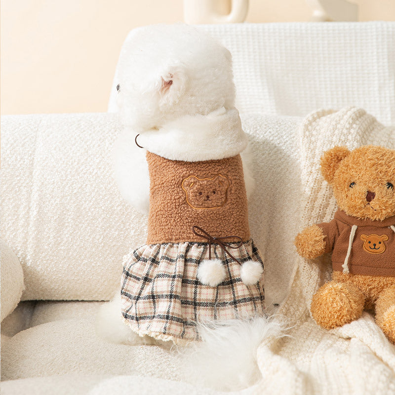 Fashion New Puppy Cute Bear Dress - Majestic Pet Kingdom