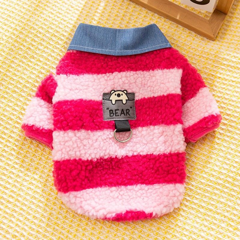 Leash Hole And Collar Winter Thick Warm Cozy Sweater For Small Medium Breeds, For Teddy Dachshunds Yorkies Cats - Majestic Pet Kingdom