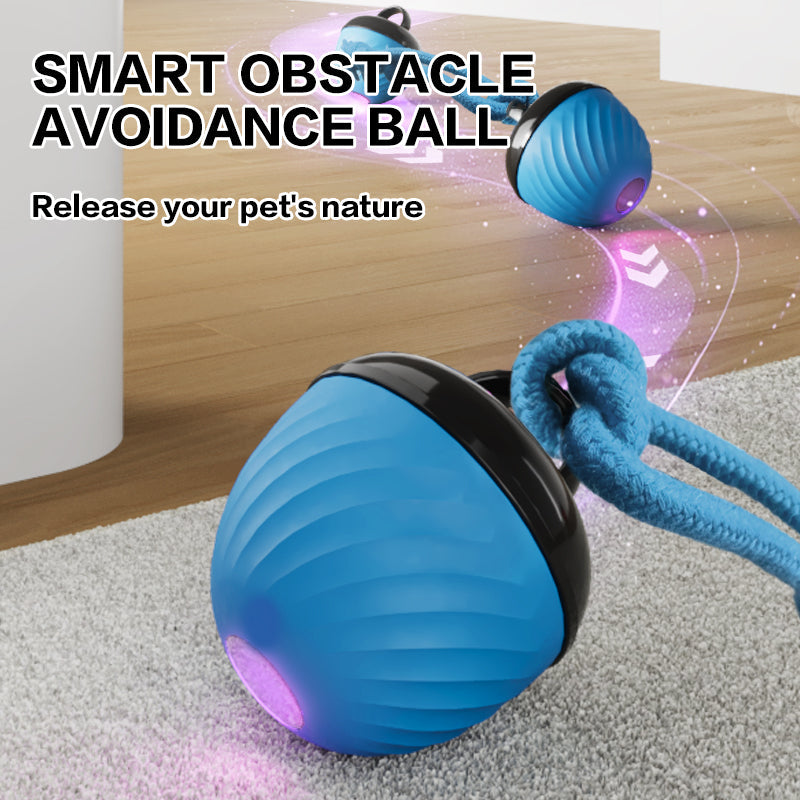 Dog Ball Toy Automatic 3-Mode Electronic Interactive Bouncing - Detail Angle 3 | Majestic Pet Kingdom