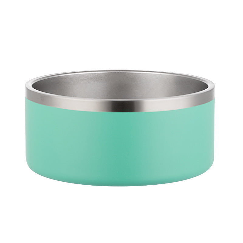 Stainless Steel Dog Bowl Inside And Outside 304 With Silica Gel Pad - Majestic Pet Kingdom