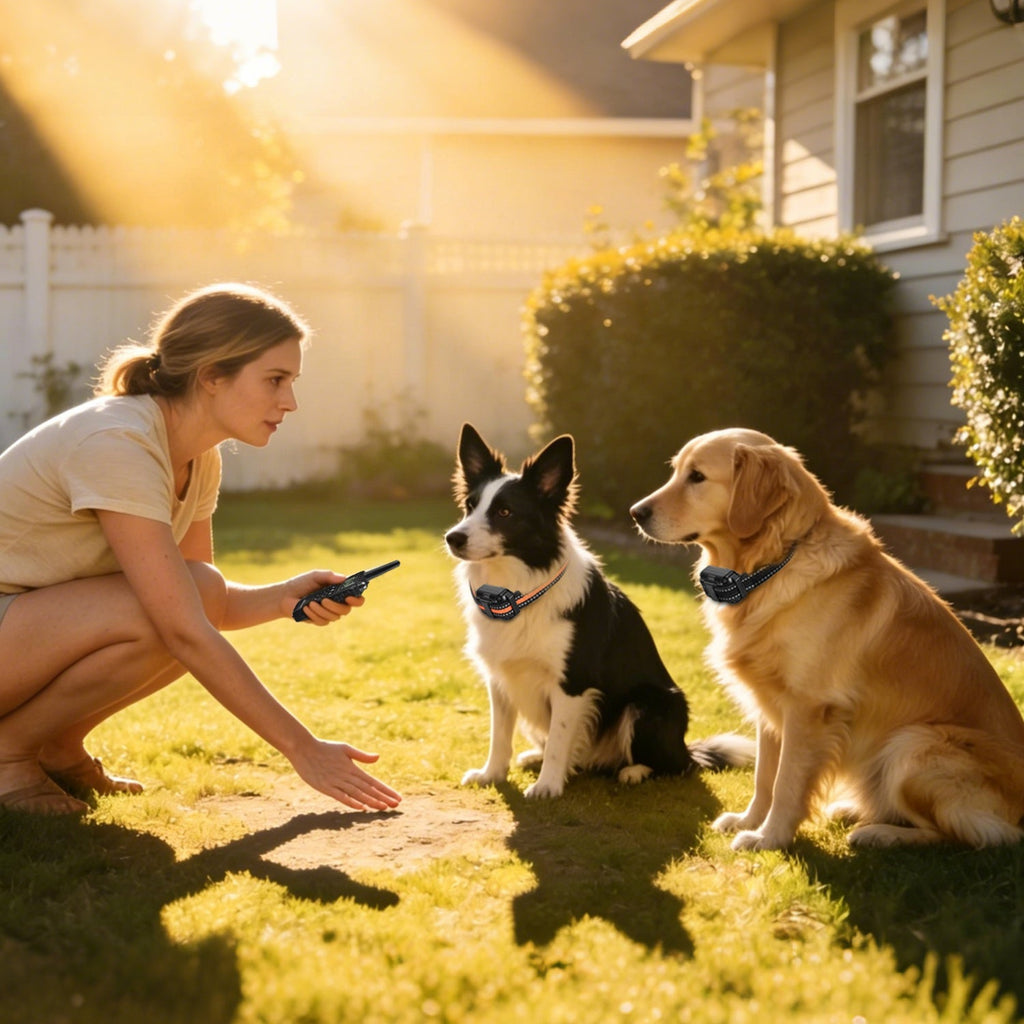 Rechargeable Dog Training Collar with Remote – 875 Yard Range - Majestic Pet Kingdom