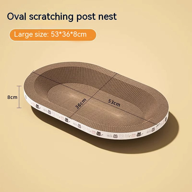 Cat Scratch Board And Cat Nest Integrated, Wear-resistant And Non Falling Debris - Majestic Pet Kingdom