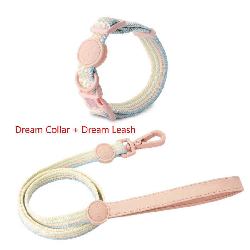 Retro Record Hand Holding Rope Small And Medium-sized Dogs Collar Vest - Majestic Pet Kingdom