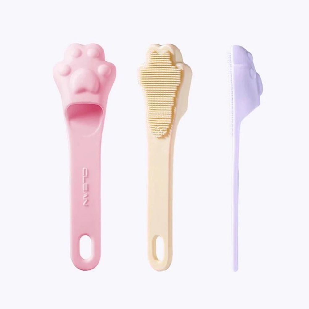 Dog Toothbrush Food Grade Silicone Finger Cleaning Brush Kit