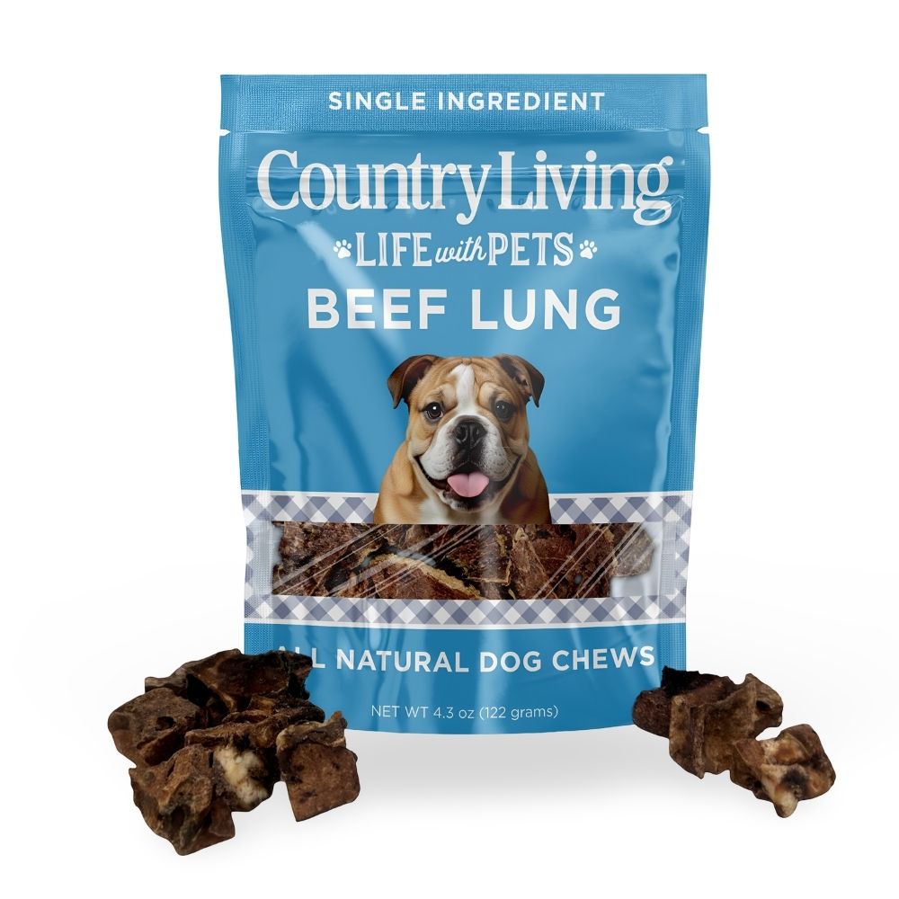 Beef Lung Slices Dog Treats – 8oz Bag – 100% Natural, Single-Ingredient