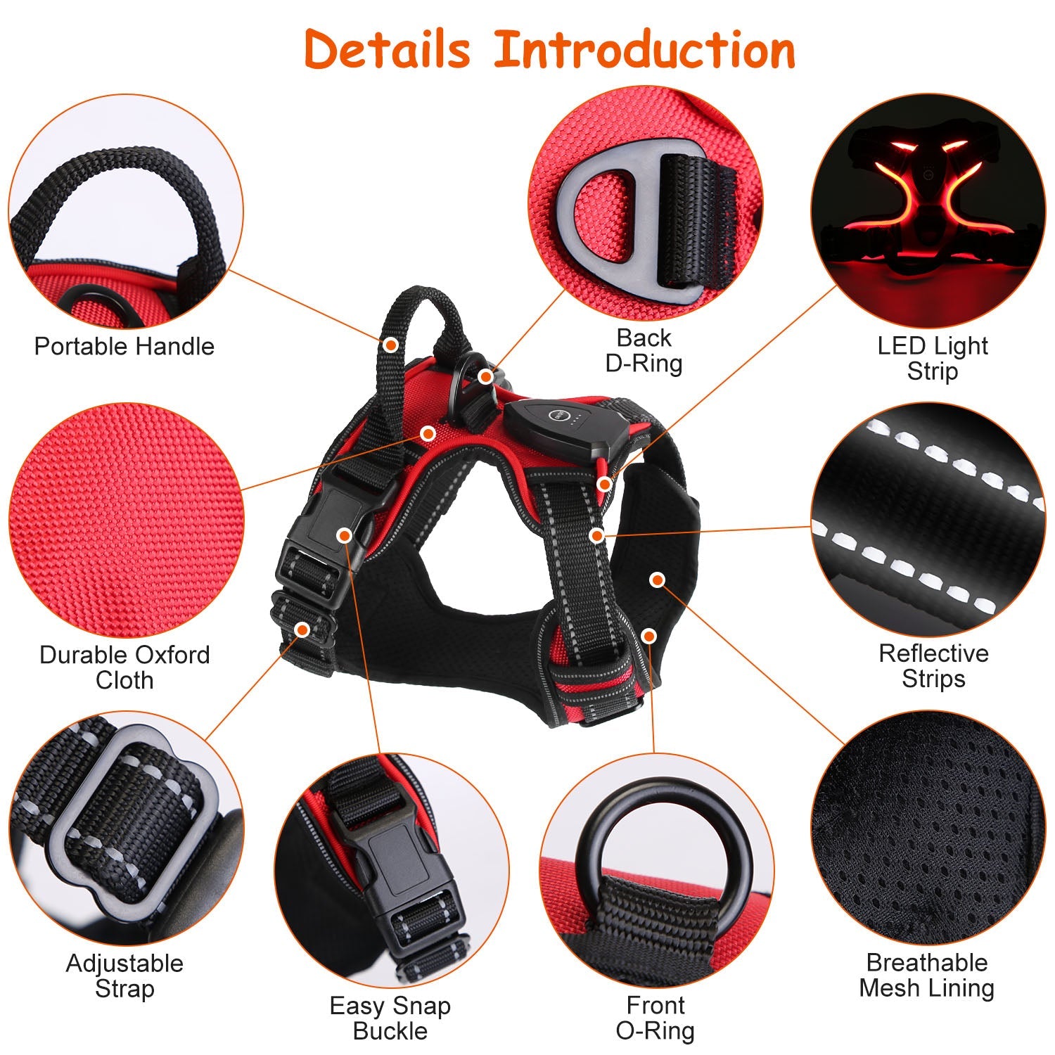 GBruno Light Up Dog Harness | Purrfect Pet Kingdom