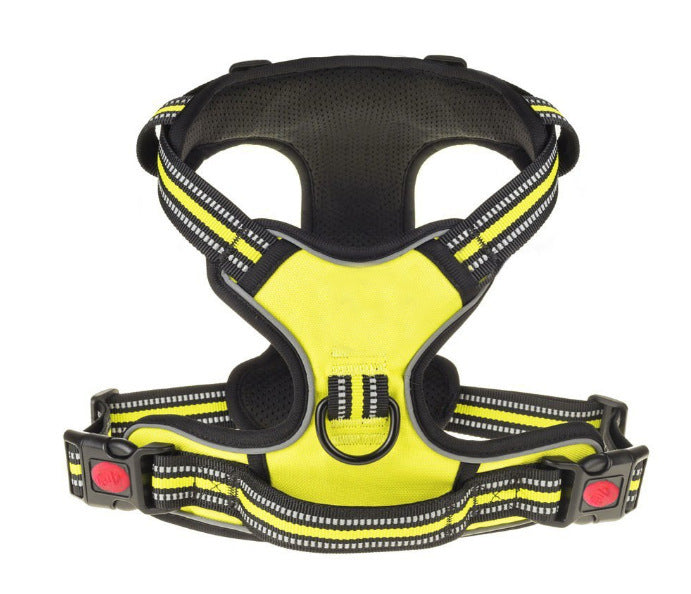 Medium And Large Dog Pet Chest Harness Breathable Reflective | Majestic Pet Kingdom™