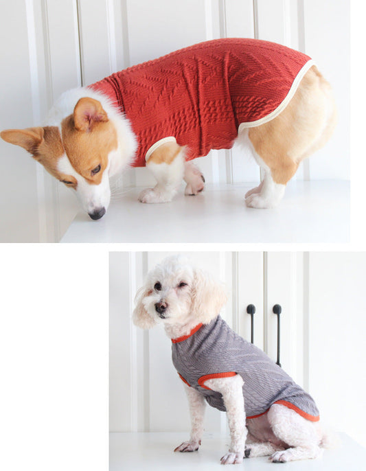 Dog Clothes Vintage Twist Pet Sweater - Majestic Pet Kingdom