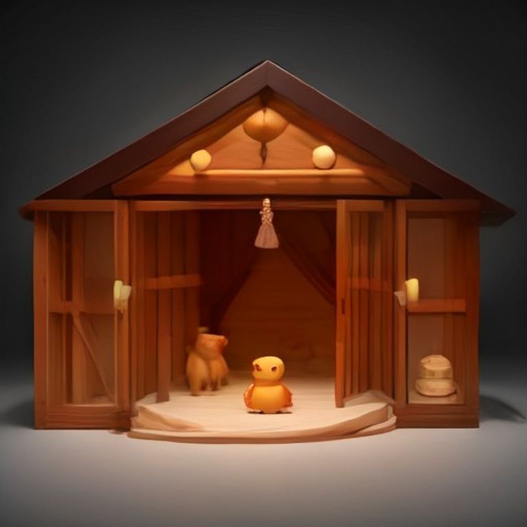 Bird Toy Wooden Building Blocks with Embedded Beads Chew Rope - View 2