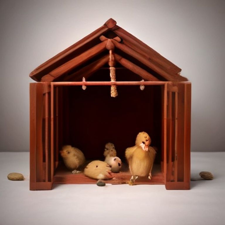 Bird Toy Wooden Building Blocks with Embedded Beads Chew Rope - View 3