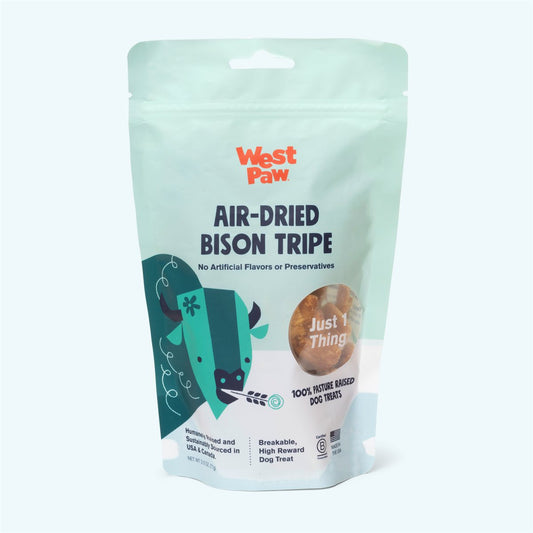 Dog Treats Bison Tripe Dehydrated Nutrient Rich Chews 4oz