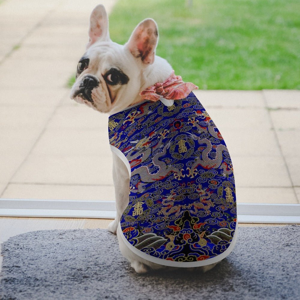 Blue Imperial Dragon Pet Vest | The Finest Market - Premium - Majestic Pet Kingdom
