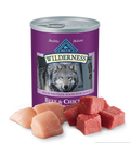 Blue Buffalo Wilderness Adult Grain-Free Beef & Chicken Grill Wet Dog Can (12.5oz) - Majestic Pet Kingdom