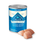 Blue Buffalo Adult Homestyle Chicken, Brown Rice & Garden Vegetables Wet Dog Cans (12.5oz) - Majestic Pet Kingdom