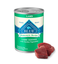 Blue Buffalo Adult Homestyle Lamb, Brown Rice & Garden Vegetables Wet Dog Cans (12.5oz) - Majestic Pet Kingdom